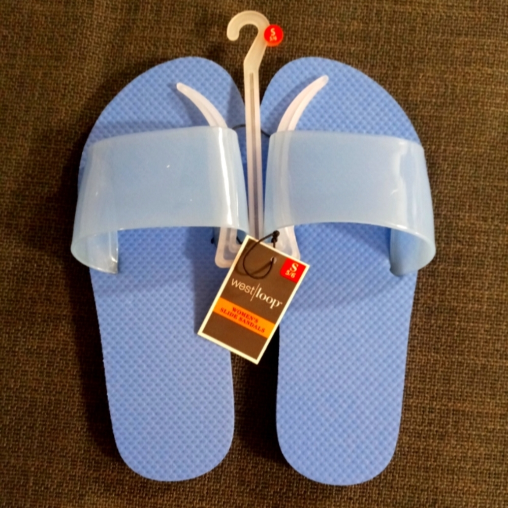 Womens S 5/6 Purple slide slippers